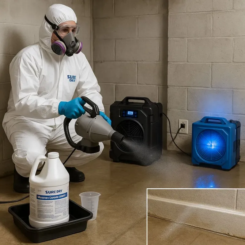 Sanitization and Odor Removal process in Olympia Heights, FL